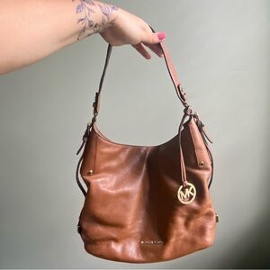 Michael Kors Soft Brown Leather Bedford Tote